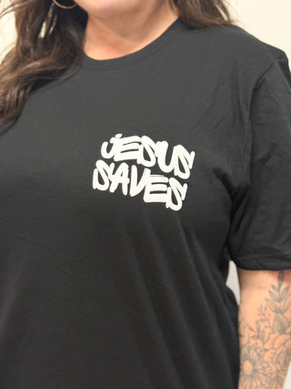 Jesus Saves Unisex Graphic Tee - 120 Graphic Tees - The Farmhouse