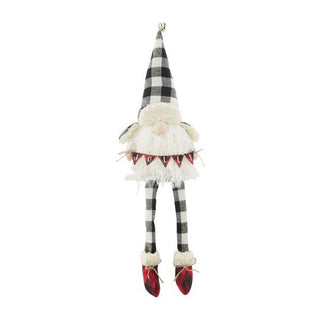 Jolly Buffalo Plaid Dangle Leg Gnome - The Farmhouse