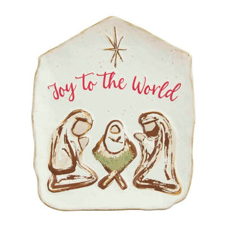 Joy to the World Nativity Serving Platter - The Farmhouse