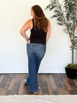 Judy Blue High Waist Retro Wide - 210 Jeans - The Farmhouse