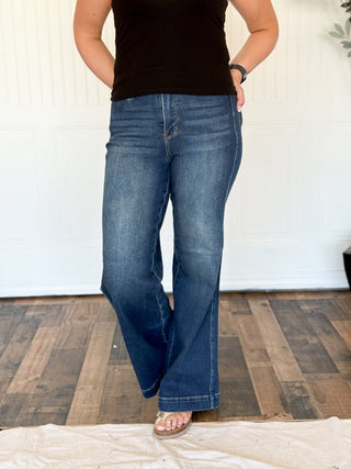 Judy Blue High Waist Retro Wide - 210 Jeans - The Farmhouse