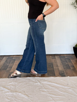 Judy Blue High Waist Retro Wide - 210 Jeans - The Farmhouse