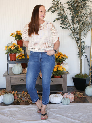 Judy Blue Kick Flare Ankle Denim Jeans - 210 Jeans - The Farmhouse