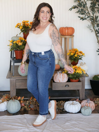Judy Blue Kick Flare Ankle Denim Jeans - 210 Jeans - The Farmhouse