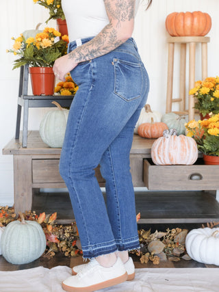 Judy Blue Kick Flare Ankle Denim Jeans - 210 Jeans - The Farmhouse