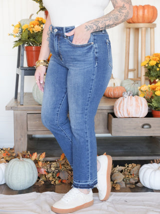 Judy Blue Kick Flare Ankle Denim Jeans - 210 Jeans - The Farmhouse