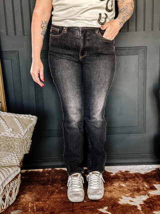 Judy Blue Mid Rise Tummy Control Slim Fit Jeans - 210 Jeans - The Farmhouse