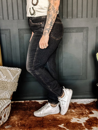 Judy Blue Mid Rise Tummy Control Slim Fit Jeans - 210 Jeans - The Farmhouse
