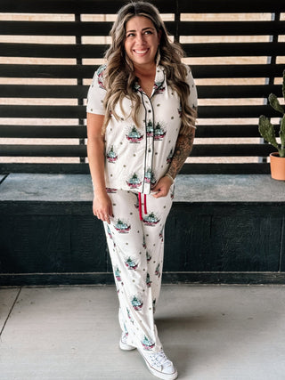 Junk Gypsy Happy Camper Pajama Loungewear Pants - The Farmhouse