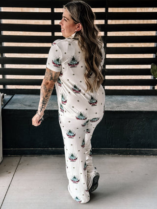 Junk Gypsy Happy Camper Pajama Loungewear Top - The Farmhouse