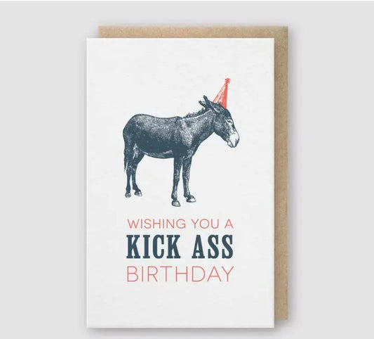 Kick Ass Birthday Card - The Farmhouse