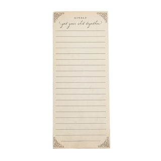 Kindly Get Your Sh** Together Skinny Notepad - 423 Stationery - The Farmhouse