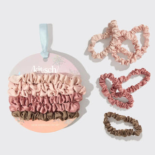 Kitsch, Holiday Ultra Petite Scrunchies 6 Pc Set, Terracotta - 260 Fashion Accessories - The Farmhouse