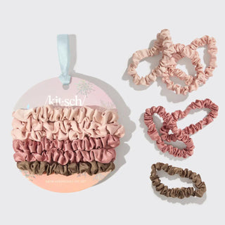 Kitsch, Holiday Ultra Petite Scrunchies 6 Pc Set, Terracotta - The Farmhouse