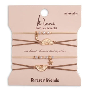K'LANI "Forever Friends" Neutral Sun Friendship Hair Tie Bracelets - 290 Jewelry - The Farmhouse
