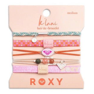 K'LANI "Roxy Pink Tropics" Pink & Coral Island Vibe Hair Tie Bracelets - 290 Jewelry - The Farmhouse