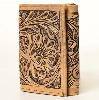 Kylo Hand Tooled Genuine Leather Wallet - The Farmhouse