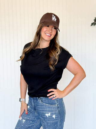 LA Dodgers, '47 Brand Clean Up Hat, Chocolate - 260 Fashion Accessories - The Farmhouse