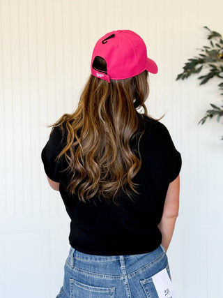 LA Dodgers, '47 Brand Clean Up Hat, Fuscia - 260 Fashion Accessories - The Farmhouse