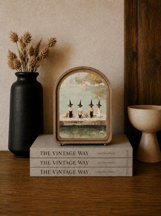 Lake Witches Summerween Arch Framed Art 6x8" - 420 Home Decor - The Farmhouse