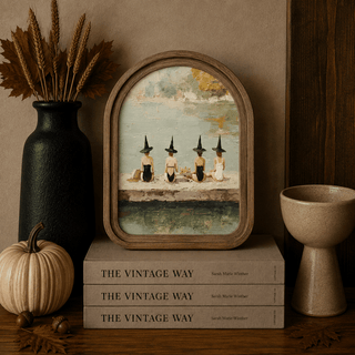 Lake Witches Summerween Arch Framed Art 8.25x11" - 420 Home Decor - The Farmhouse