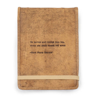 Large Dead Poets Society Leather Journal 7"x9.75" - 423 Stationery - The Farmhouse