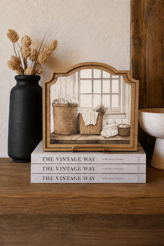Laundry Baskets Provincial Framed Art - 420 Home Decor - The Farmhouse