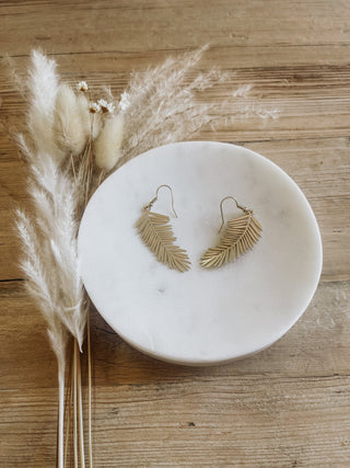 Leaf Earrings - The Farmhouse