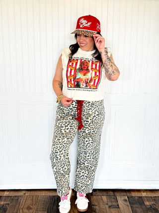 Leopard Patchwork Statement Pants - 240 Pants - The Farmhouse
