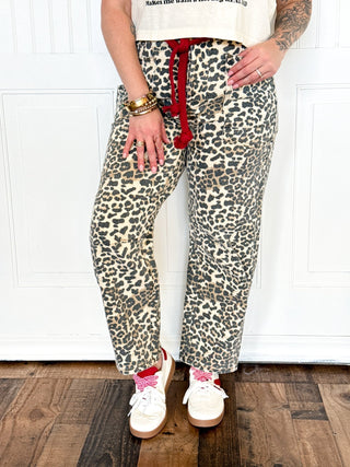 Leopard Patchwork Statement Pants - 240 Pants - The Farmhouse