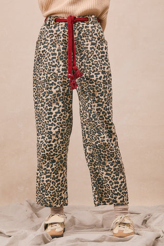 Leopard Patchwork Statement Pants - 240 Pants - The Farmhouse