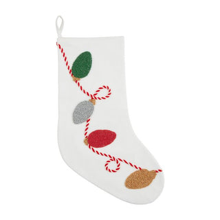 Lights Beaded Stocking - The Farmhouse