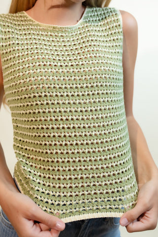 LISTICLE Women's Lemon & Sage Sweater Tank - 110 Blouses - The Farmhouse