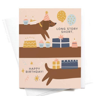 Long Story Short Dog Birthday Greeting Card - 423 Stationery - The Farmhouse