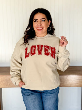 Lover Graphic Sweatshirt Pullover - 120 Graphic Tees - The Farmhouse
