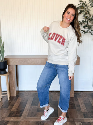 Lover Graphic Sweatshirt Pullover - 120 Graphic Tees - The Farmhouse