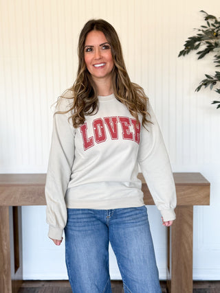 Lover Graphic Sweatshirt Pullover - 120 Graphic Tees - The Farmhouse
