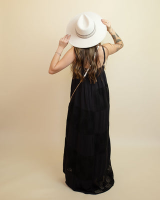 LOVESTITCH Women's Lace Maxi Dress Black - 170 Dresses - The Farmhouse