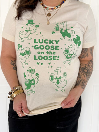 Lucky Goose on the Loose Graphic Tee - 120 Graphic Tees - The Farmhouse