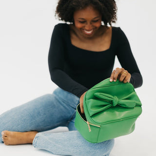 Madelyn Bow Makeup Bag - Make Up Bag - The Farmhouse