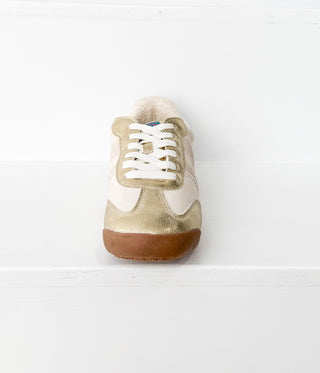 Madrid Sneaker in Beige/Gold - 120 Sneakers - The Farmhouse