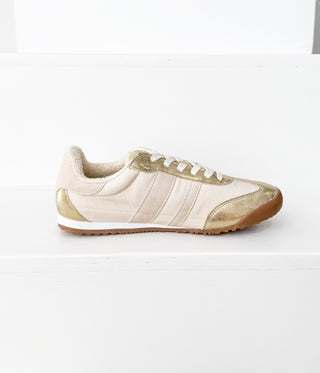 Madrid Sneaker in Beige/Gold - 120 Sneakers - The Farmhouse