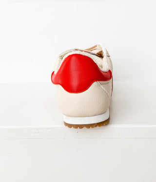 Madrid Sneaker in Beige/Red - 120 Sneakers - The Farmhouse