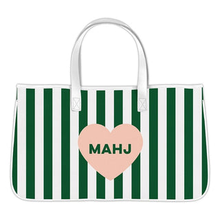 Mahjong Canvas Tote - Mahj Heart - 280 Bags - The Farmhouse
