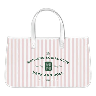 Mahjong Canvas Tote - Mahjong Social Club - 280 Bags - The Farmhouse