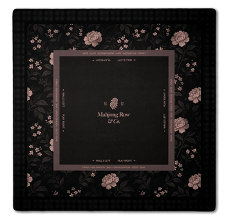 MAHJONG ROW AND CO. Mocha Bloom – Dark Mahjong Mat - 423 Stationery - The Farmhouse
