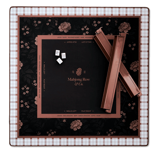 MAHJONG ROW AND CO. Mocha Bloom – Light Mahjong Mat - 423 Stationery - The Farmhouse