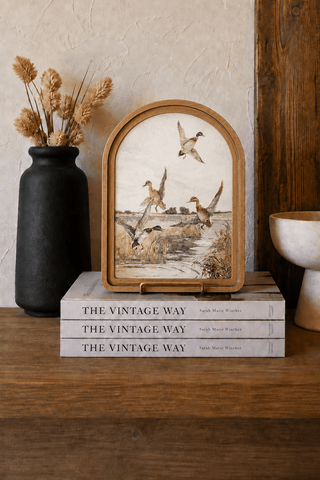 Mallard Ducks Arch Framed Art 6x8" - 420 Home Decor - The Farmhouse