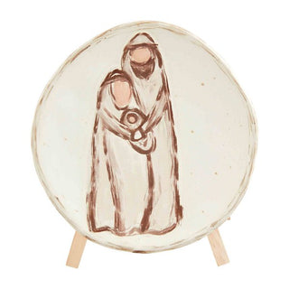 Mary And Joseph Plate Stand - The Farmhouse