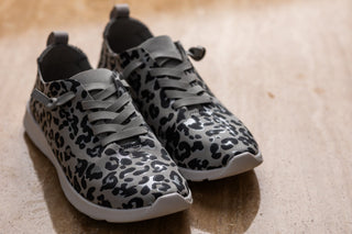 Mayo Sneaker in Light Grey Leopard - 120 Sneakers - The Farmhouse